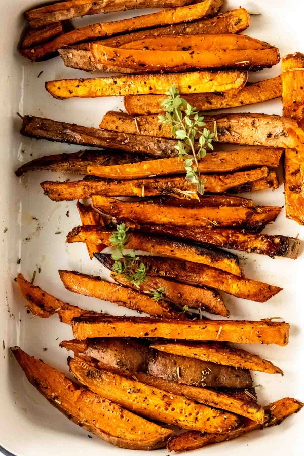 Herbes de Provence Baked Sweet Potato Fries