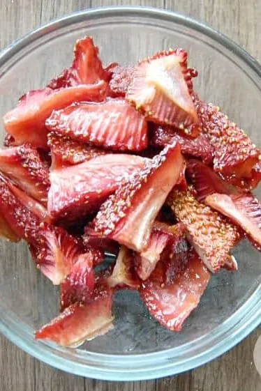 Homemade Strawberry Fruit Snacks