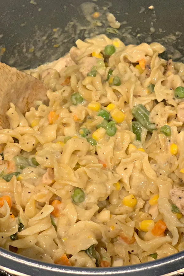 Instant Pot Chicken Noodle Casserole