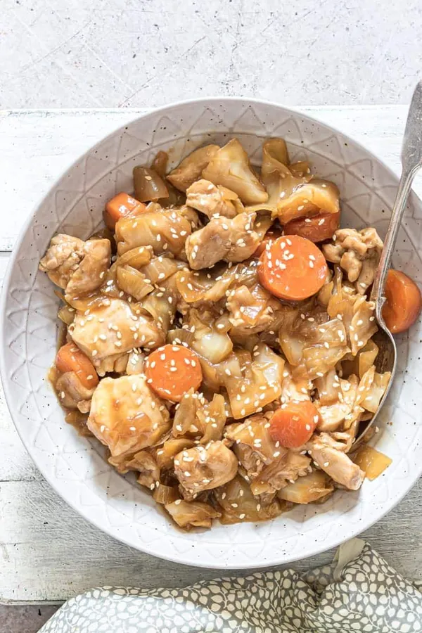 Instant Pot Hibachi Chicken Dinner