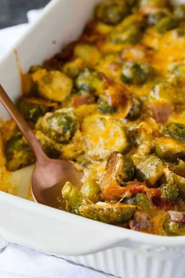 Keto Brussels Sprouts Casserole
