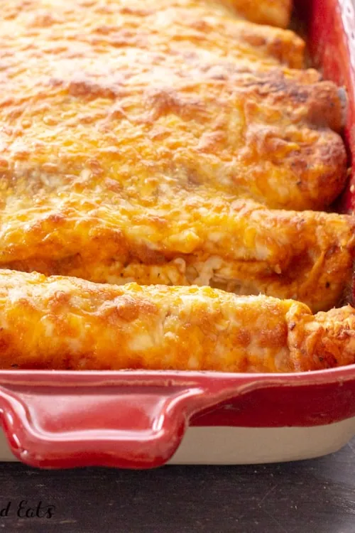 Keto Chicken Enchiladas