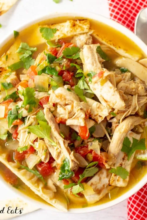 Keto Chicken Tortilla Soup