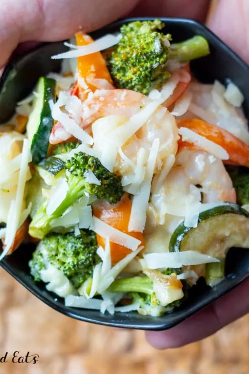Keto Shrimp Primavera
