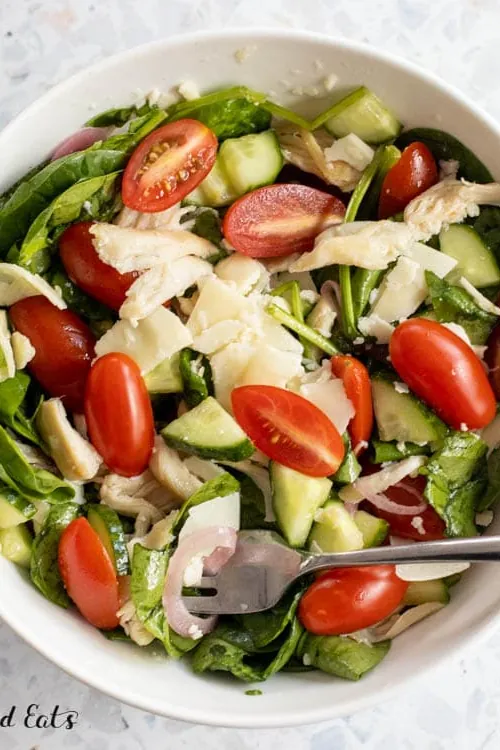 Keto Spinach Salad (in a Jar)