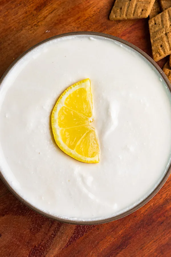 Lemon Honey Cottage Cheese Fruit Dip