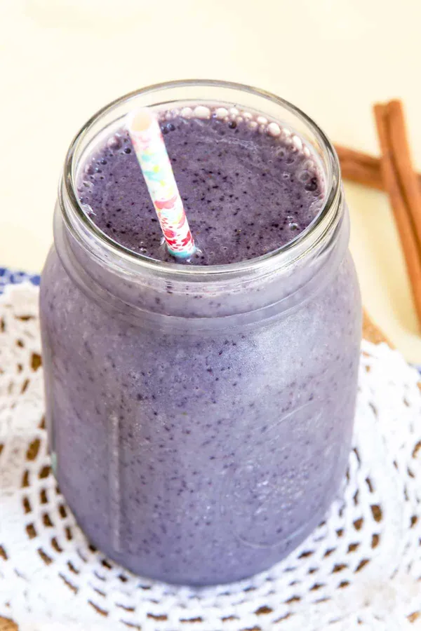 Maple Cinnamon Blueberry Smoothie