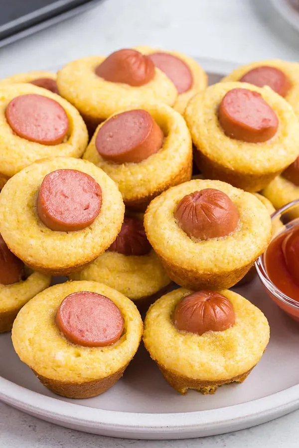 Mini Corn Dog Muffins