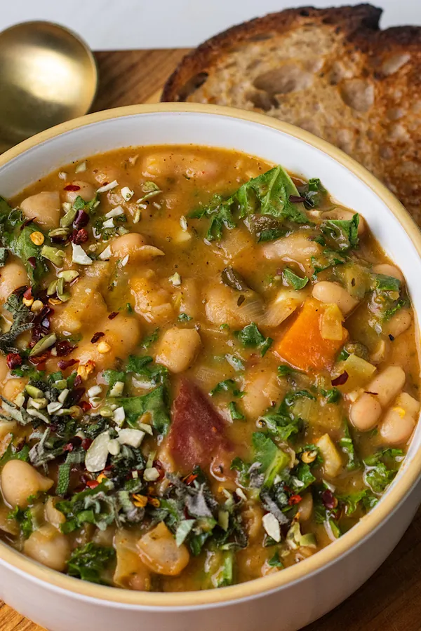 Miso Sweet Potato White Bean Stew