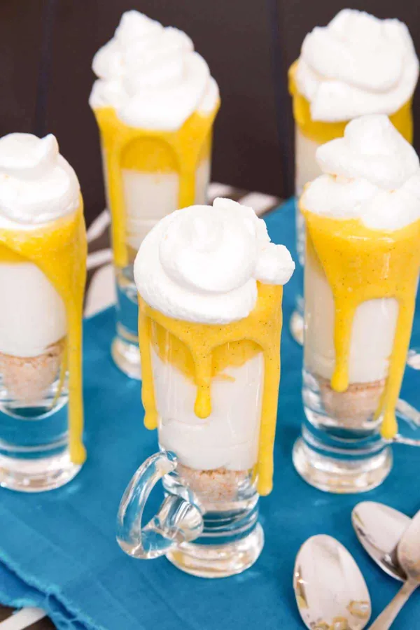 No-Bake Creamsicle Cheesecake Parfaits