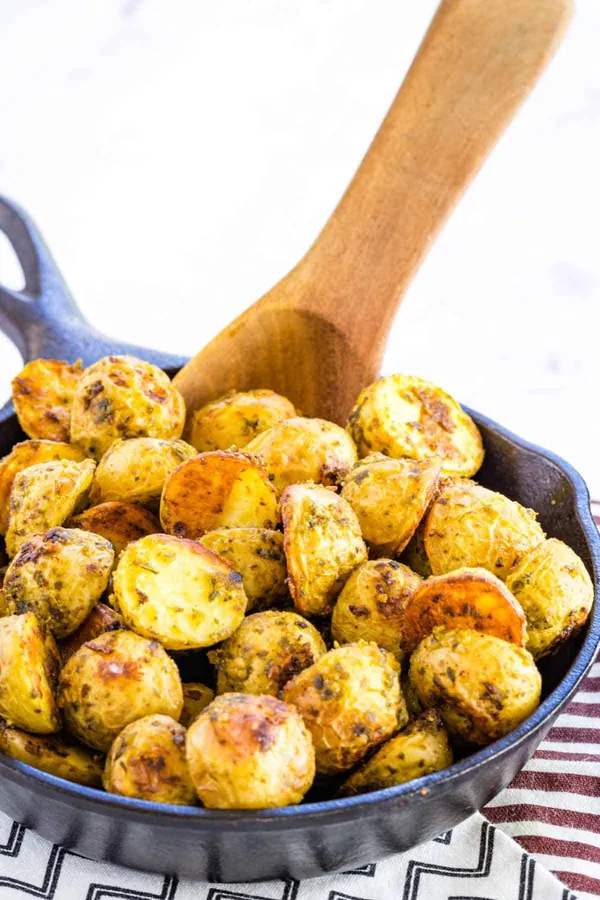 Pesto Roasted Potatoes