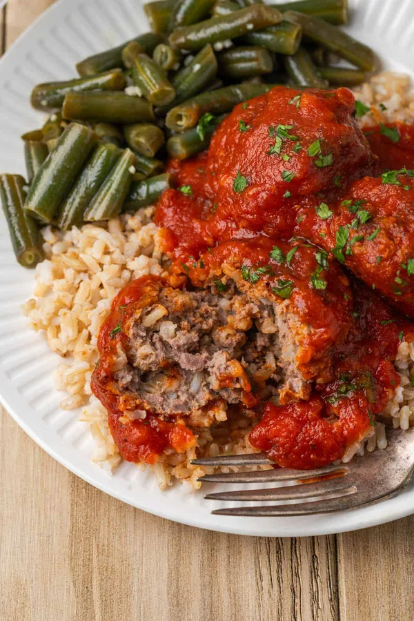 Porcupine Meatballs
