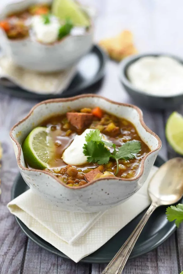 Pressure Cooker Lentil Soup