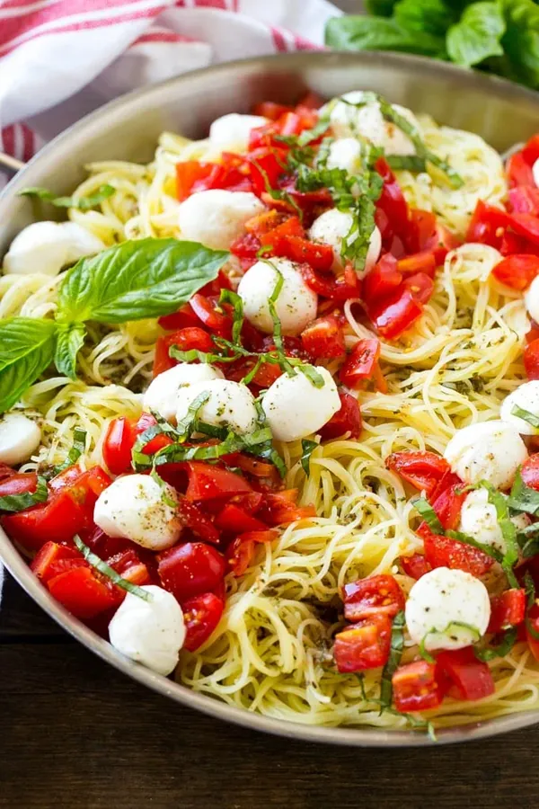 Quick and Easy Caprese Pasta