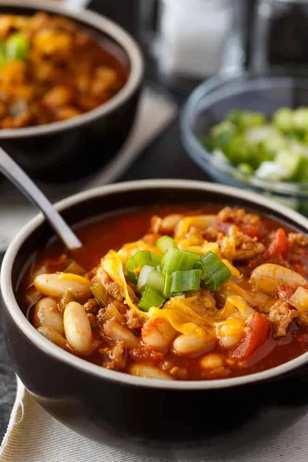 Quick White Bean & Turkey Chili