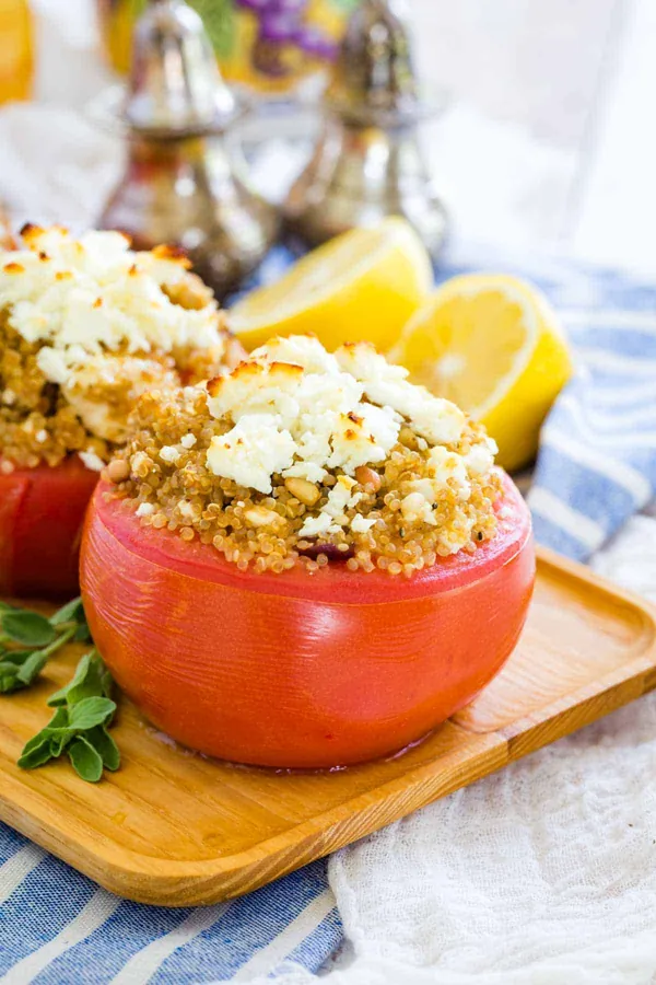 Quinoa Stuffed Tomatoes