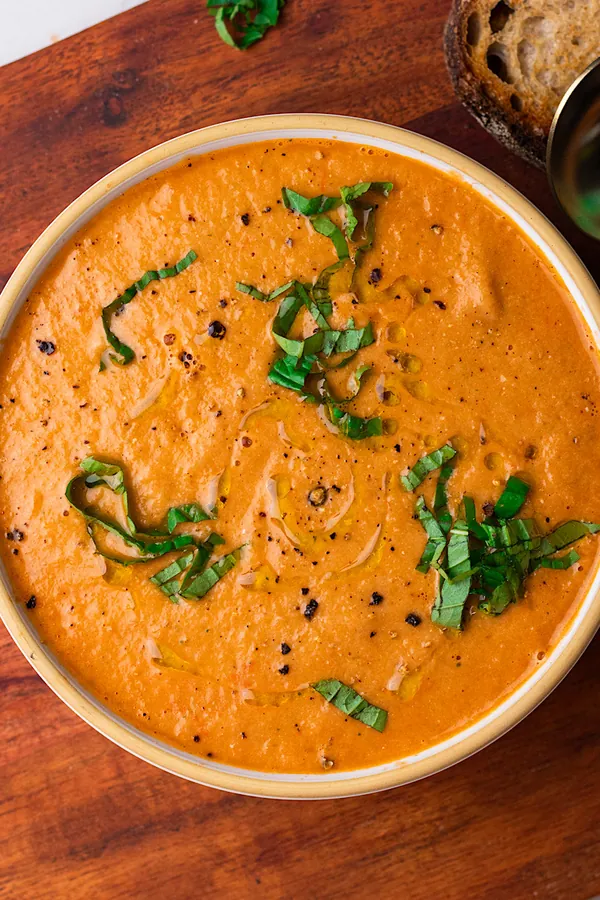Roasted Tomato and Ricotta Soup