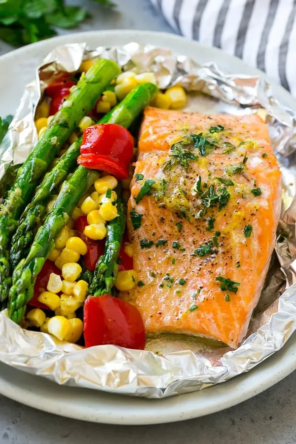 Salmon Foil Packets
