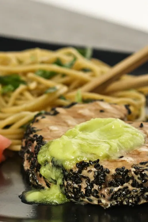 Seared Ahi Tuna With Wasabi Butter