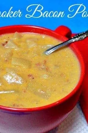 Slow Cooker Cheesy Bacon Potato Soup