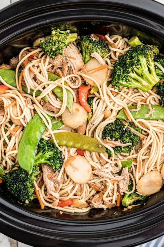 Slow Cooker Chicken Chow Mein