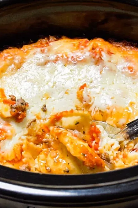 Slow Cooker Ravioli Lasagna Recipe