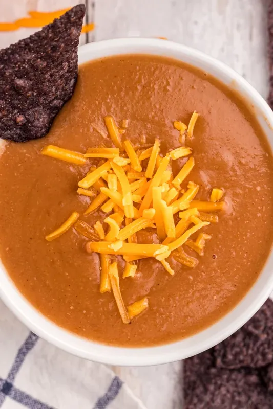 Slow Cooker Refried Bean Soup