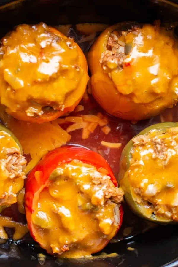 Slow Cooker Taco Stuffed Peppers Recipe