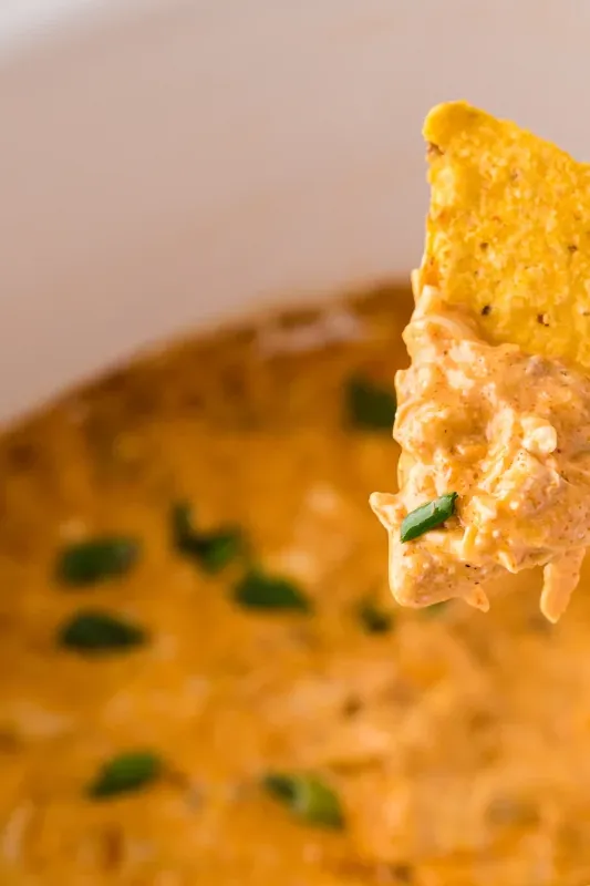 Slow Cooker Tapatio Chicken Dip