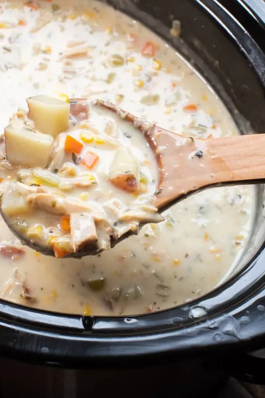 Slow Cooker Turkey Chowder