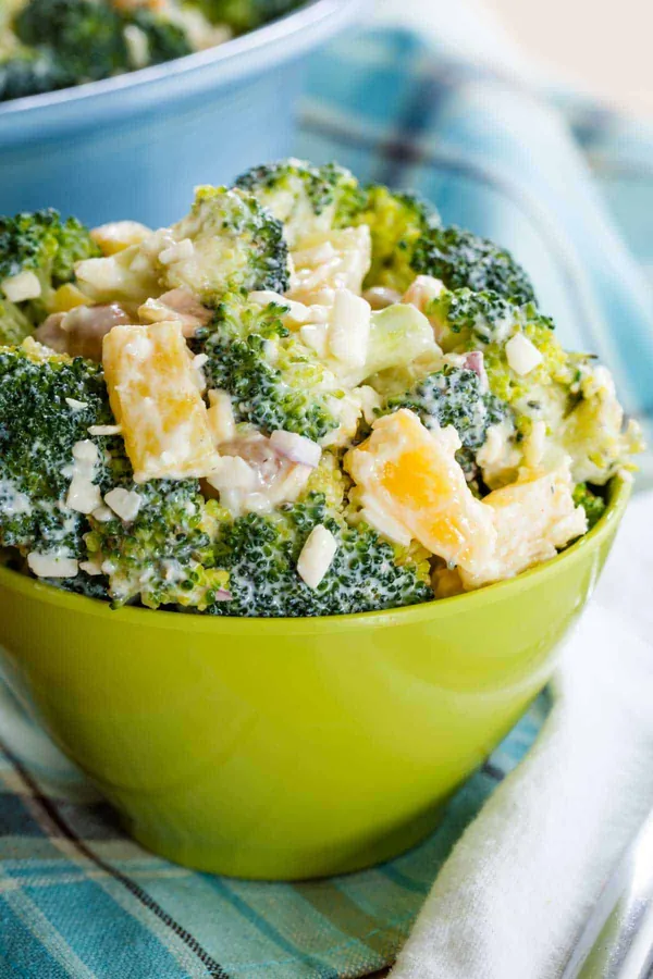 Tropical Broccoli Pineapple Salad