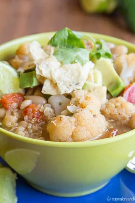 Vegan White Quinoa Chili