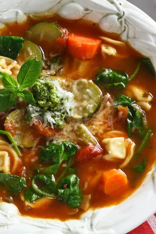 Winter Tortellini Vegetable Soup