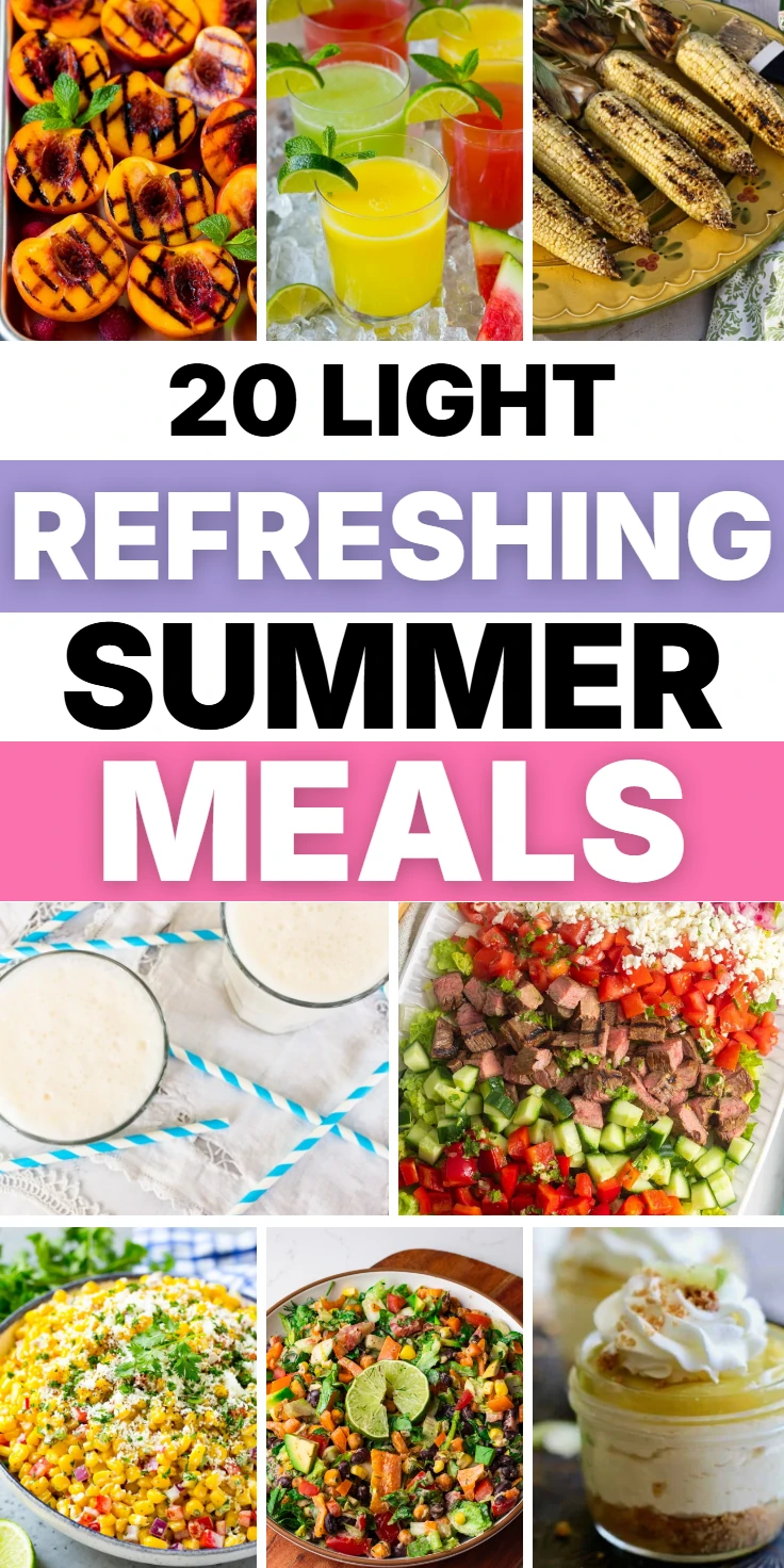 refreshing summer meals