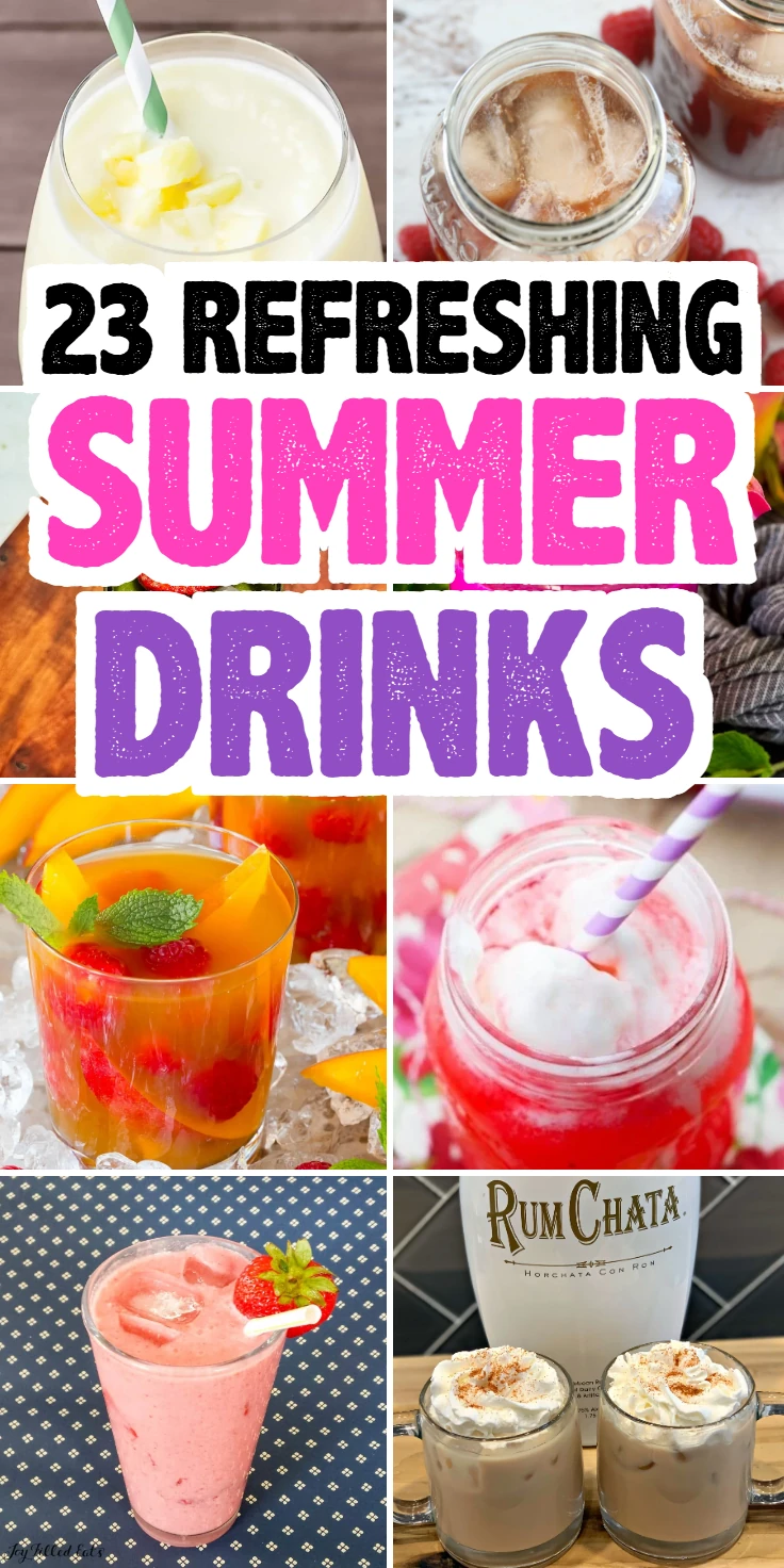 refreshing summer drinks