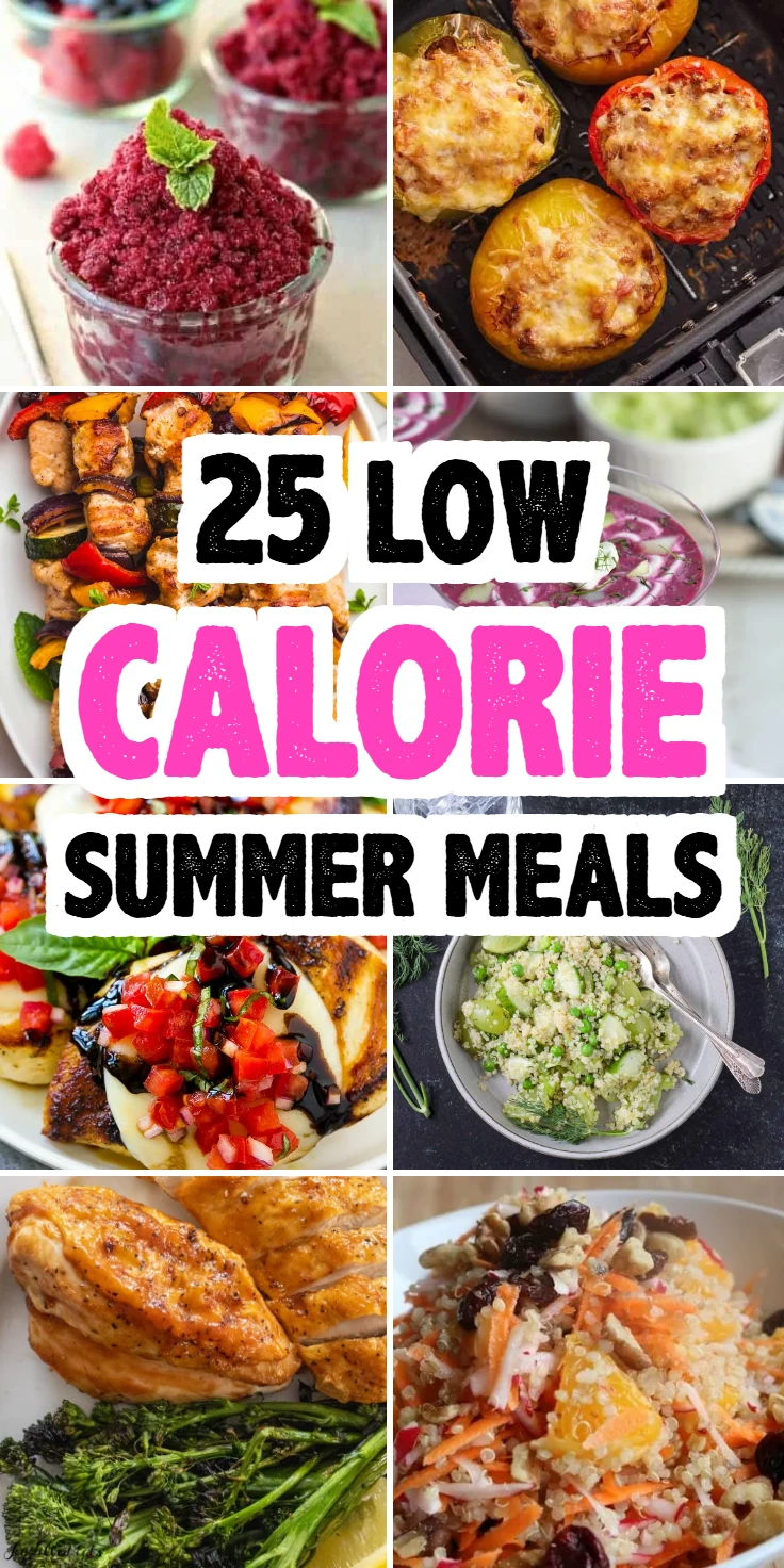 low calorie summer meals