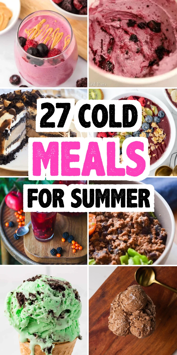 cold meals for summer