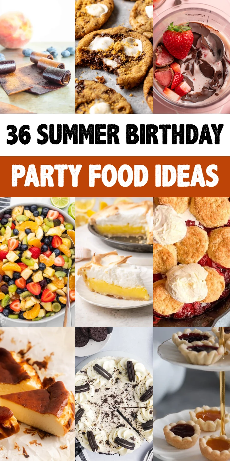 summer birthday party food ideas