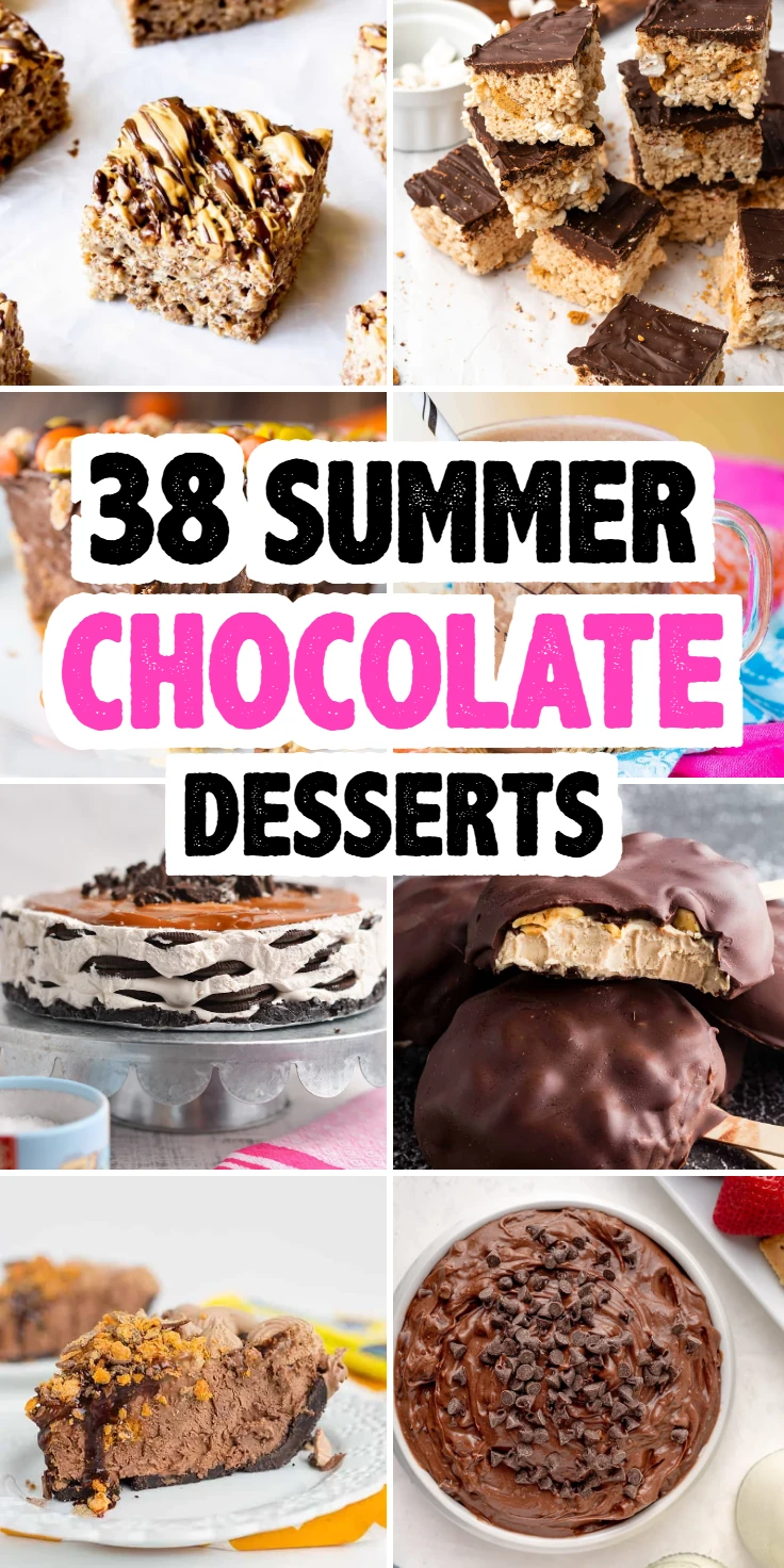 summer chocolate desserts