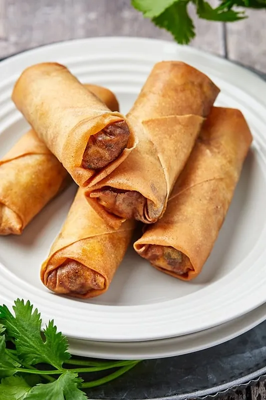 Air Fryer Vegetable Spring Rolls
