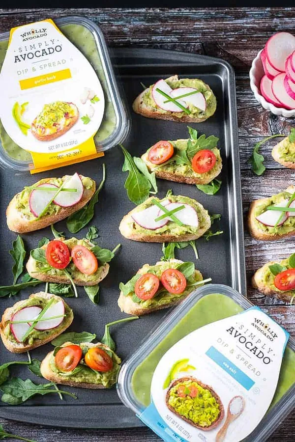 Easy Vegan Bruschetta w/ Avocado
