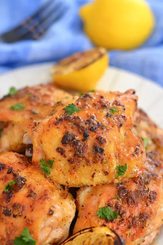 Baked Chicken Thighs in Oven