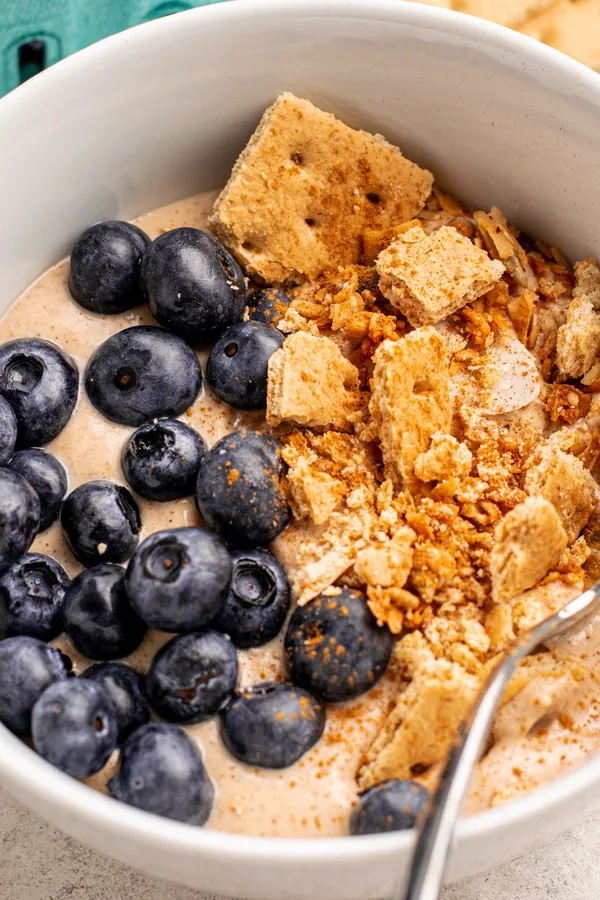 Blueberry Pie Greek Yogurt Bowl