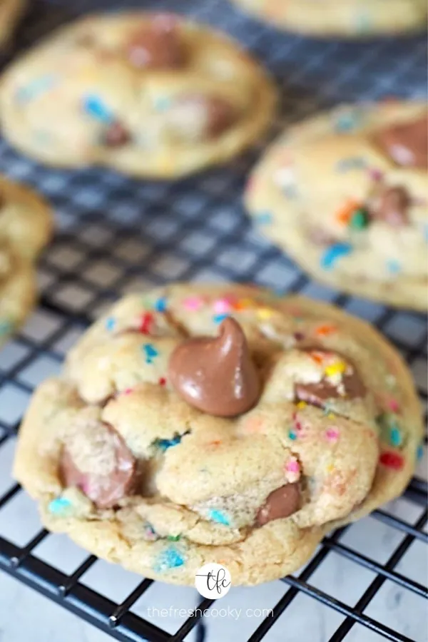 Cake Batter Chocolate Chip Cookies