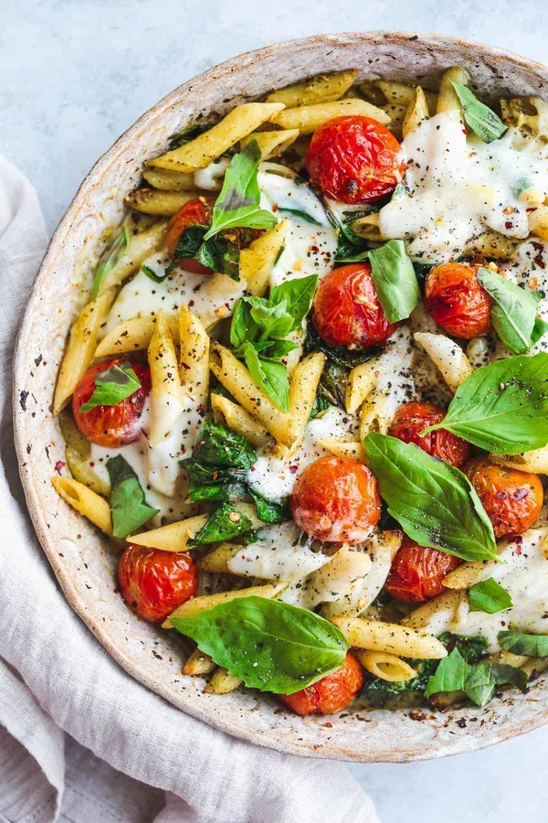 Caprese Pasta Bake
