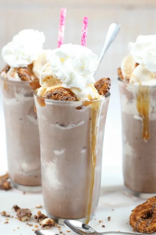 Caramel Frozen Hot Chocolate
