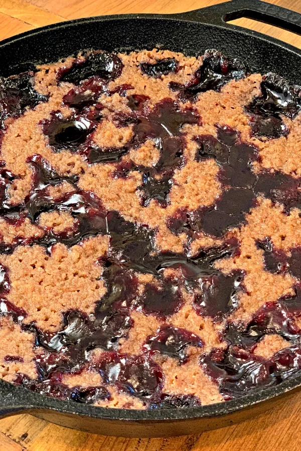 Cast Iron Cherry Cobbler
