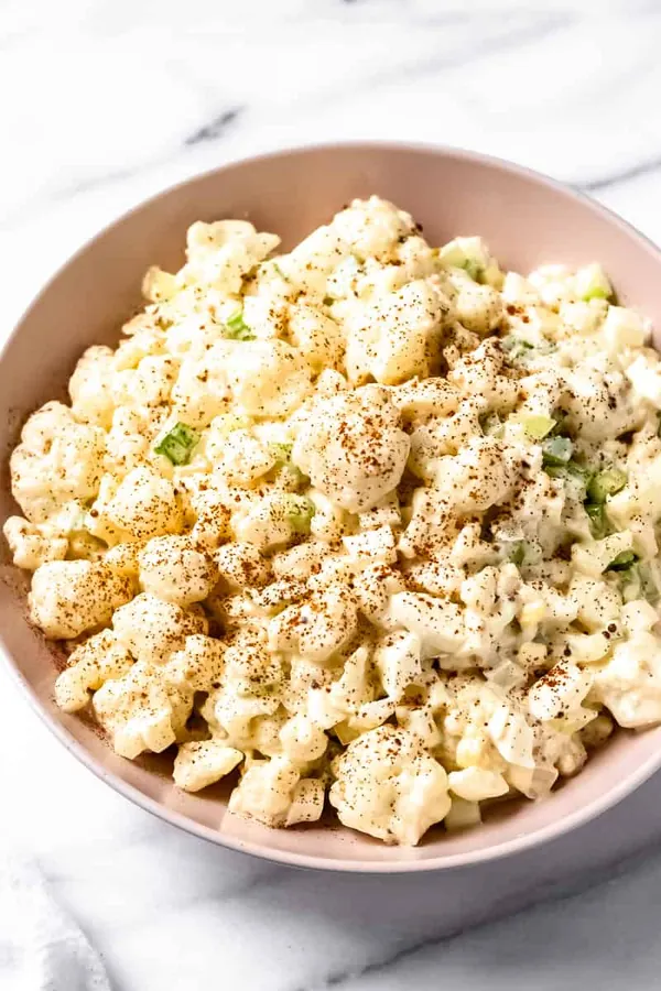 Cauliflower Potato Salad (Keto Potato Salad)