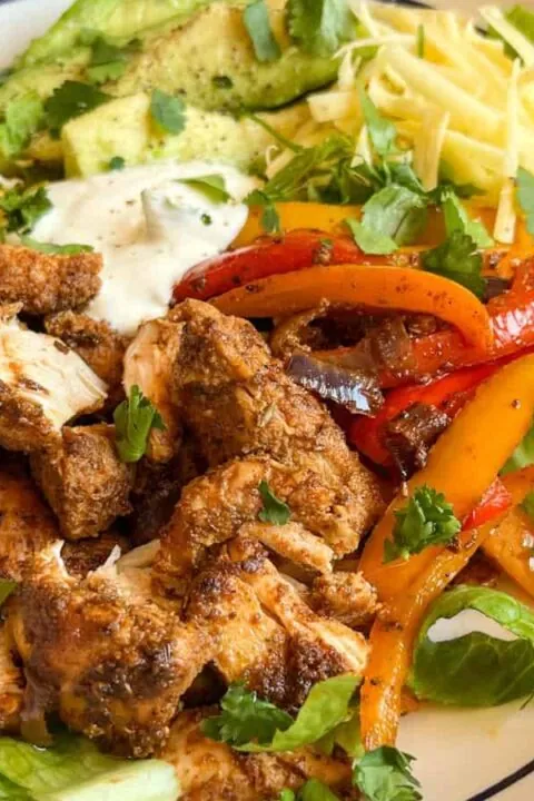 Chicken Fajita Salad Bowl