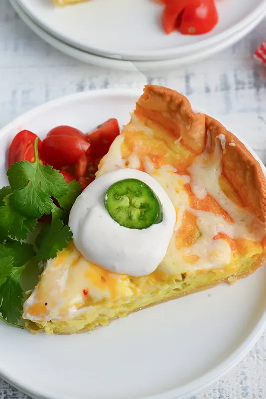Chile Relleno Quiche Recipe